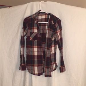 Maroon Light Weight Flannel/Button Down (MERONA)